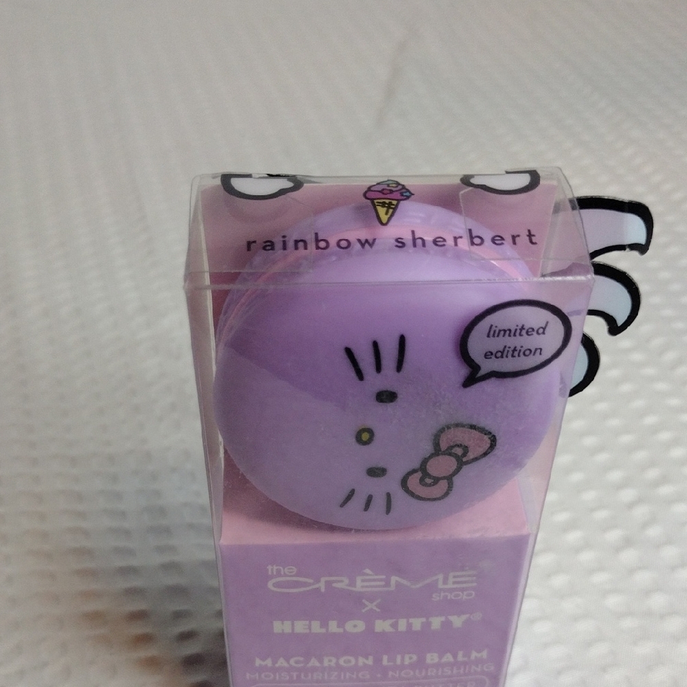 The Crème Shop x Hello Kitty Macaron Lip Balm - Lavender - Picture 3 of 3